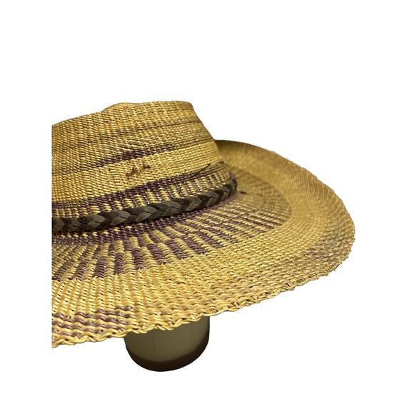 Vintage Bolga hat. Handmade in Africa. main image 5
